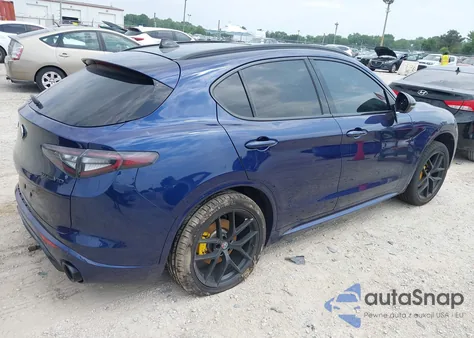 2021 Alfa Romeo Stelvio Ti Sport Awd from USA, damaged, VIN ZASPAKBN7M7D10604